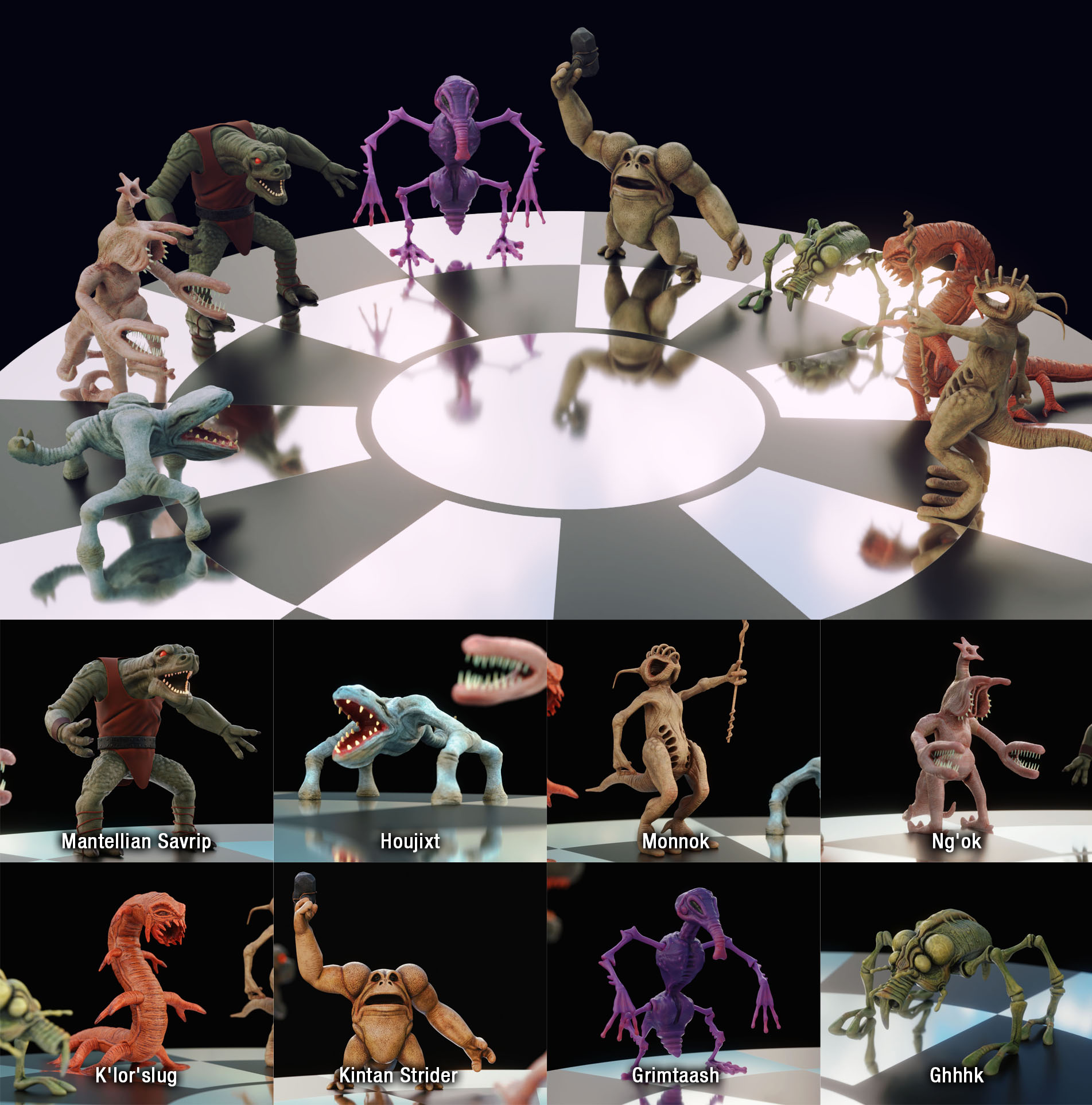 Dejarik Chess Creatures preview image 1